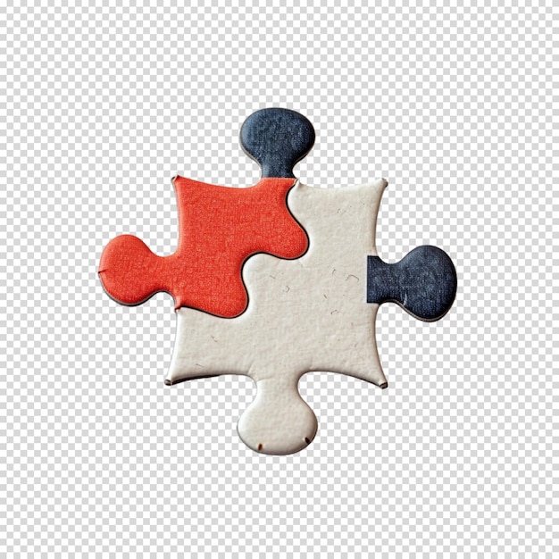 PSD puzzle odizolowane na przezroczystym tle