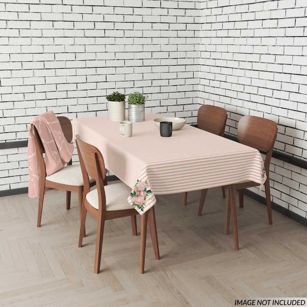 PVC rechthoekig tafelkleed