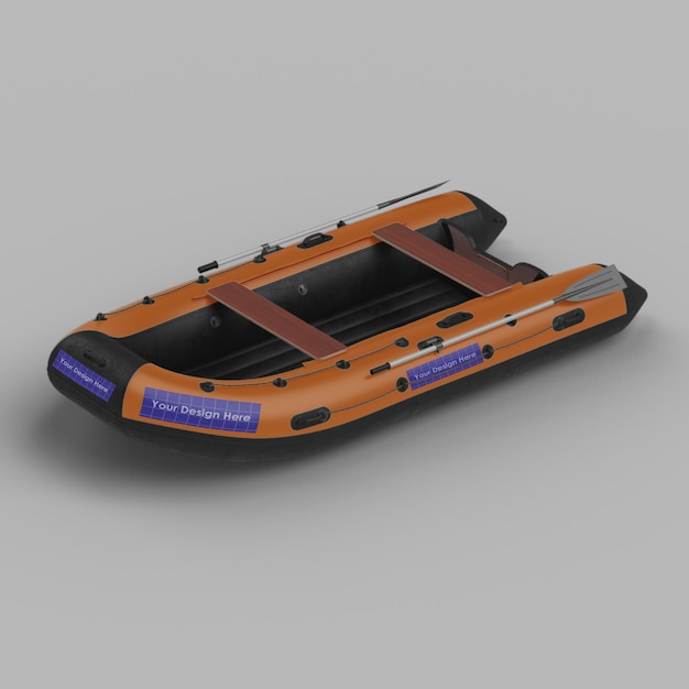 PSD pvc riverboat 3d-model