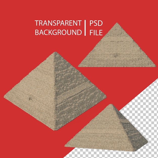 PSD pyramid png