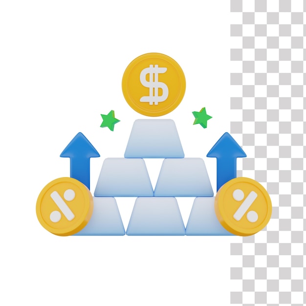 PSD una piramide con sopra il simbolo del dollaro