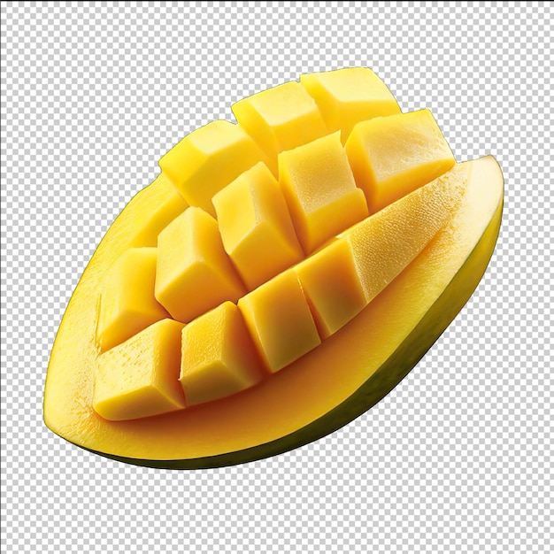 PSD pyszna grafika plasterka mango