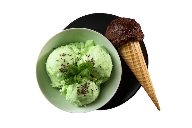 Pyszne lody odizolowane