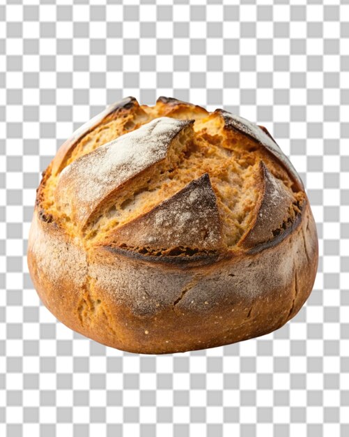 PSD pyszny chleb pełnoziarnisty na przezroczystym tle