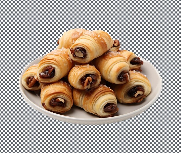 Pyszny Rugelach Pyszne Ciastka Wyizolowane Na Przezroczystym Tle