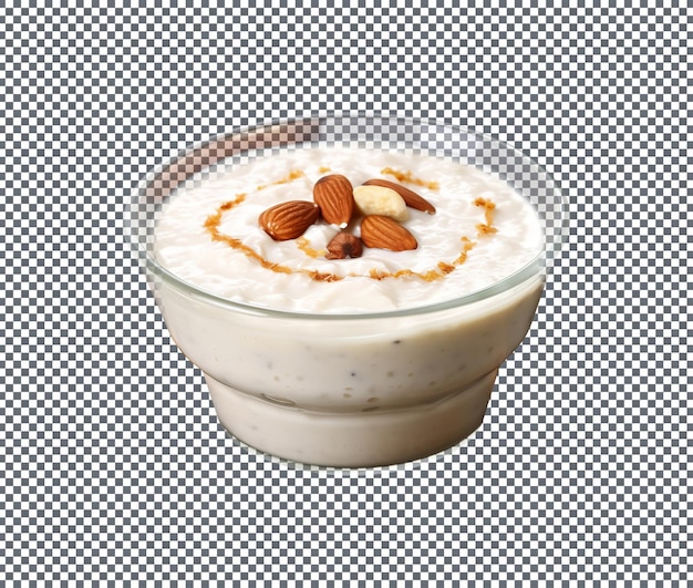 Pyszny słodki Kheer wyizolowany na przezroczystej tle