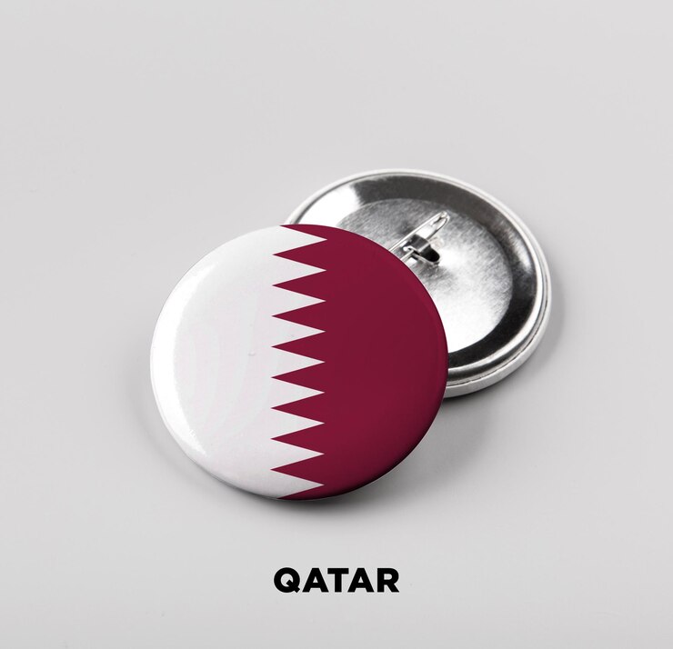 PSD qatar badge transparent background