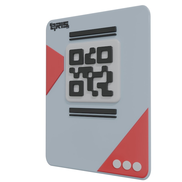 Qris payment inclined position