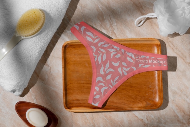 PSD quality thong mockup