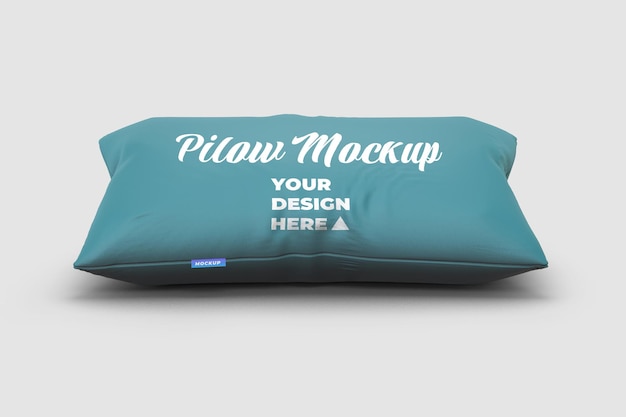 PSD queen pillow mockup