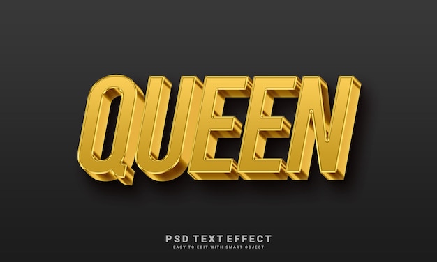 Queen text effect