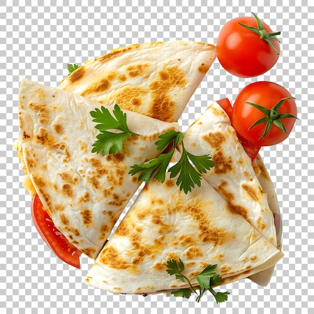 PSD quesadillas png with transparent background