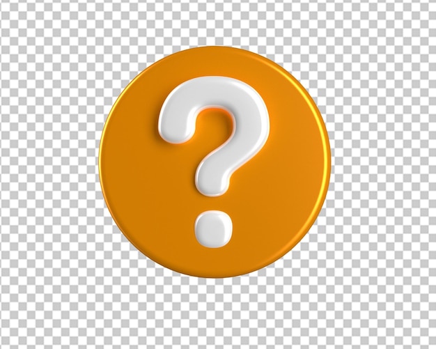 question ask mark 3d icon