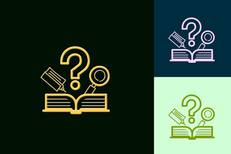 PSD एक प्रश्न चिह्न आउटलाइन और एक पूछताछ डे एब्सट्रैक्ट मिनिमलिस्ट आइकन डिज़ाइन्स के साथ प्रश्न आइकन