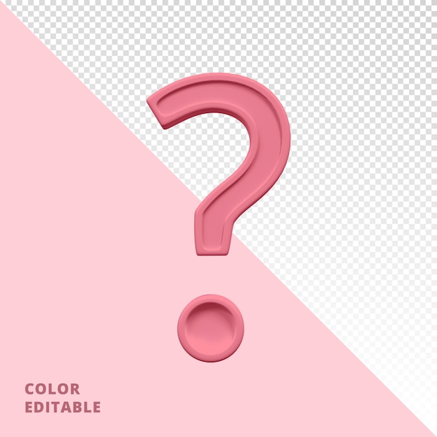 PSD question mark icon rendering