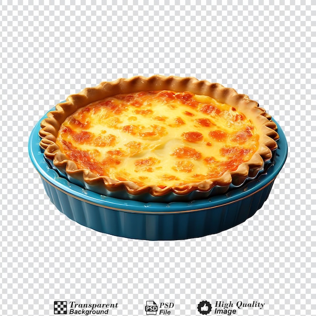 PSD 투명한 배경에 고립 된 quiche