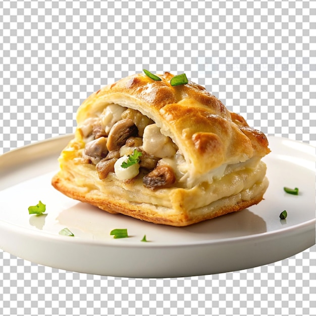 PSD quiche isolated on transparent background