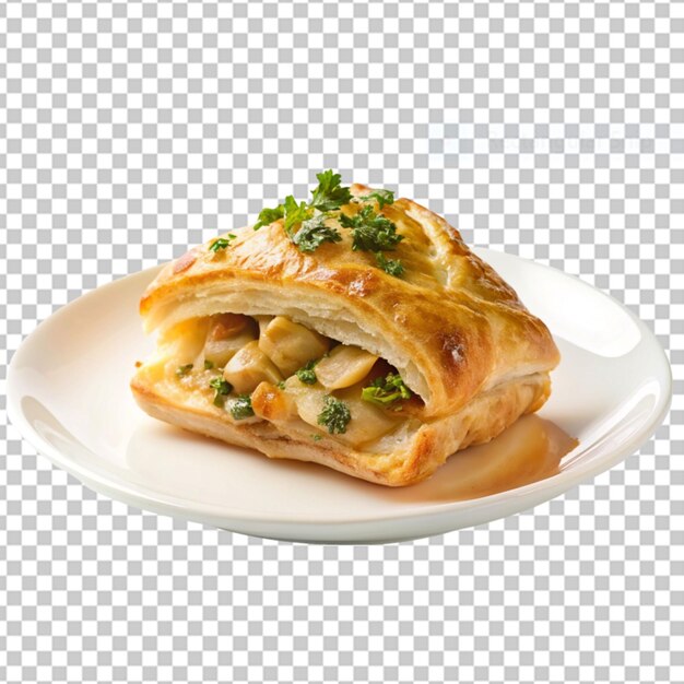 Quiche Odizolowane Na Przezroczystym Tle