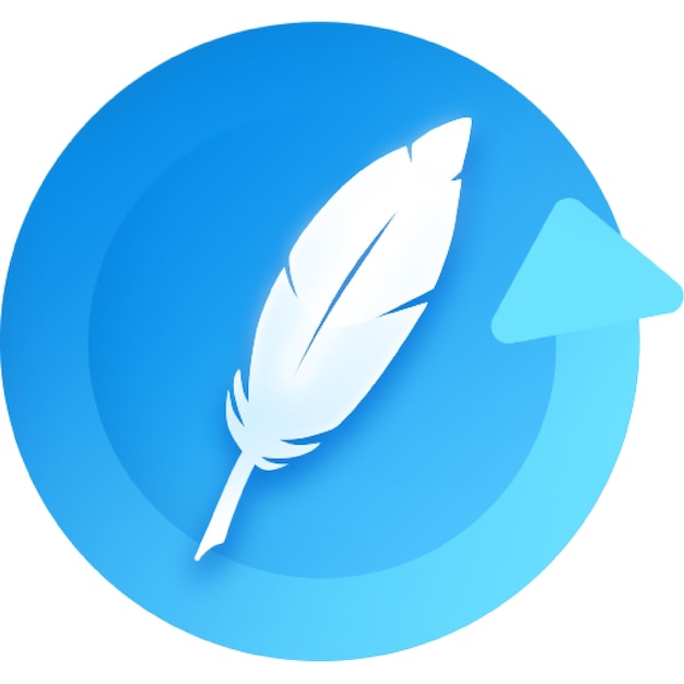 Логотип перья