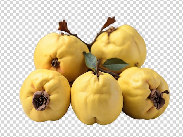 PSD quince on transparent background