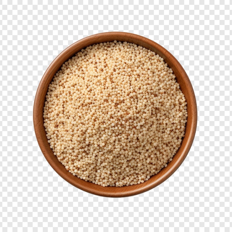 PSD quinoa isolated on transparent background