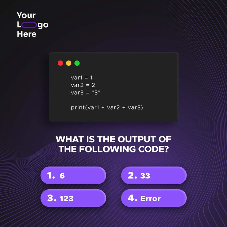 PSD quiz post design template