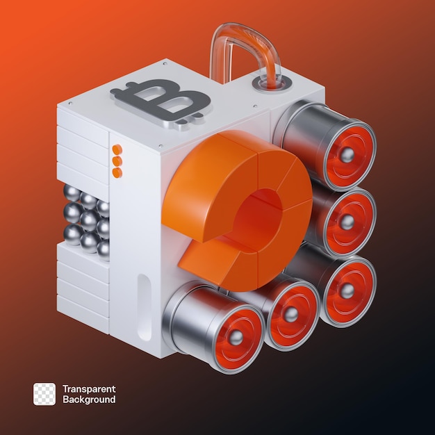 quory technology 3d icon png template