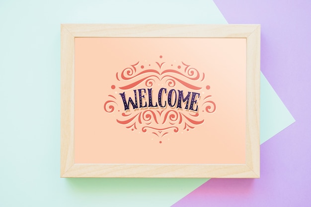Quote en frame mockup