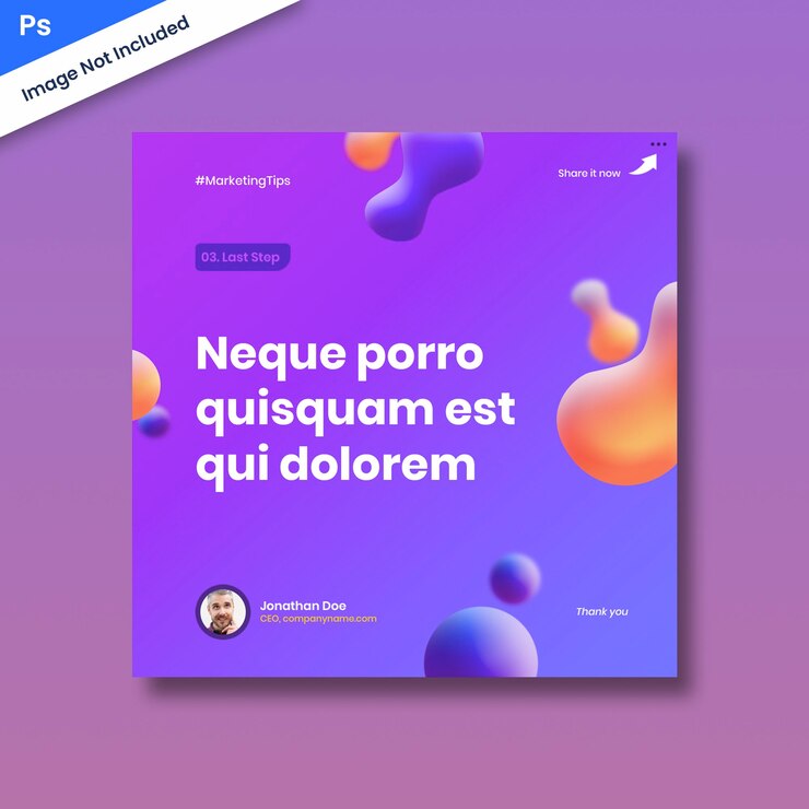 Цитата Шаблон Instagram
