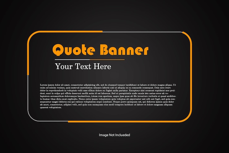 PSD quotebanner