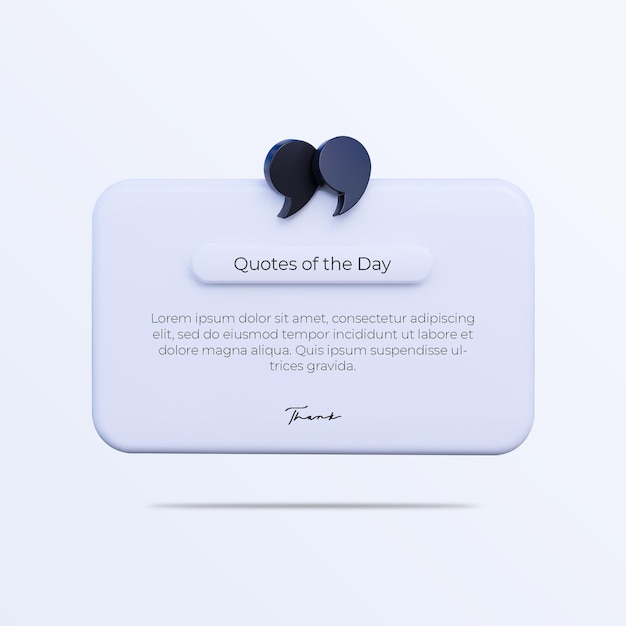 PSD quotes frame mockup social media post template