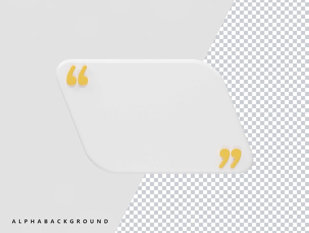 PSD quotes transparent frame