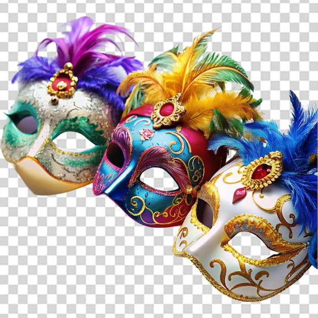 PSD r maschera di carnevale brasiliana realistica