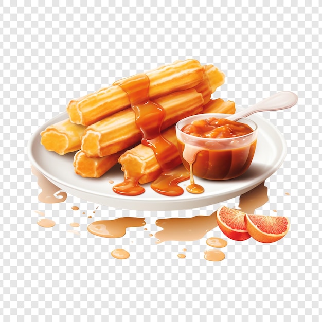 PSD rabanadas isolated on transparent background