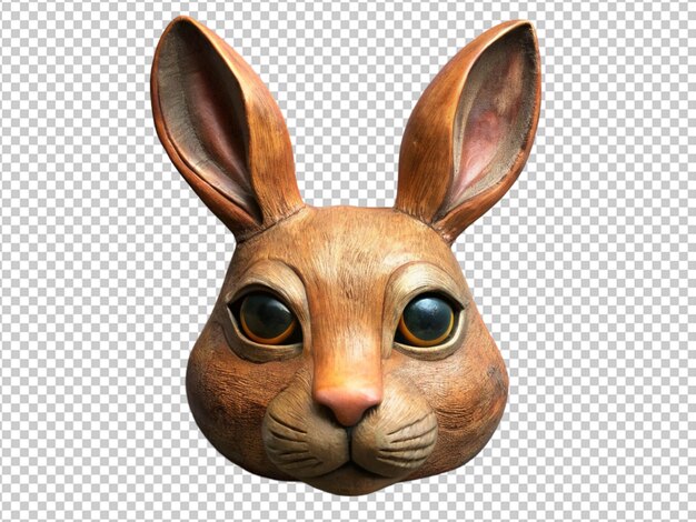 PSD rabbit head