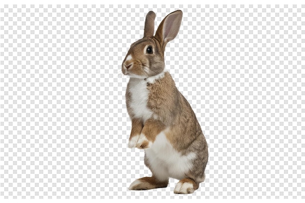 PSD Кролик на белом фоне