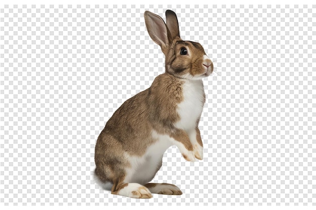 PSD rabbit on a transparent background