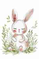 PSD rabbit_watercolor_sketch