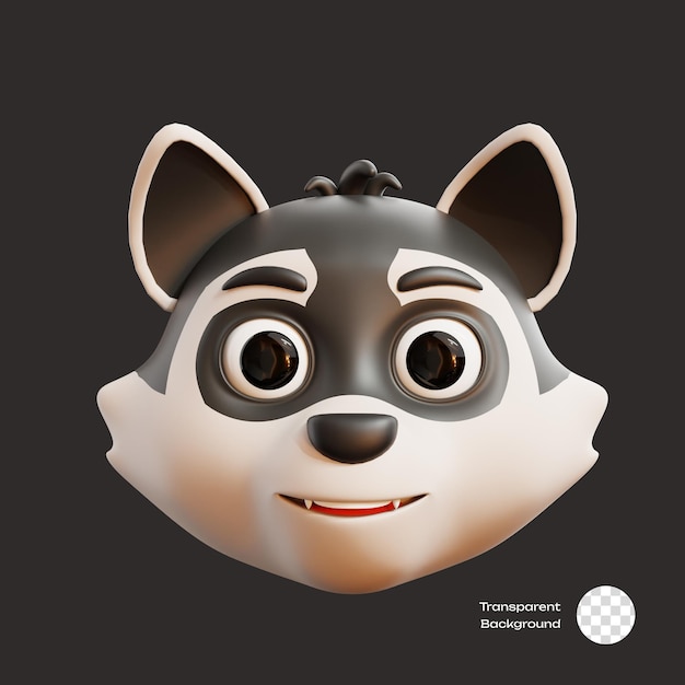 Raccoon 3D Icons