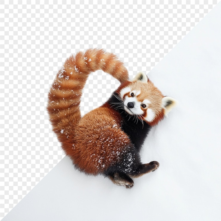 PSD a raccoon with a heart on its head