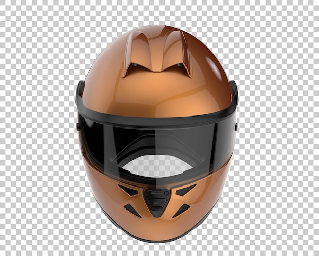 PSD Гоночный шлем изолирован на прозрачном фоне 3d рендеринг иллюстрации