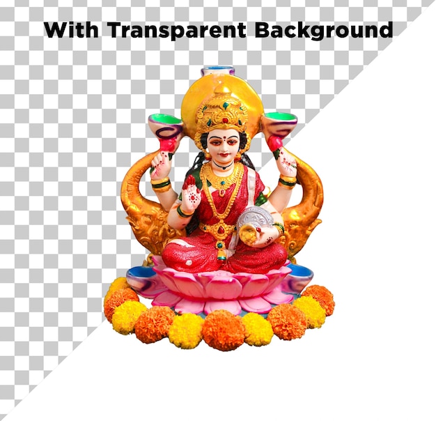 Radha Bhagwan Ganpati 印度教神 PNG PSD 隔離在透明的背景上