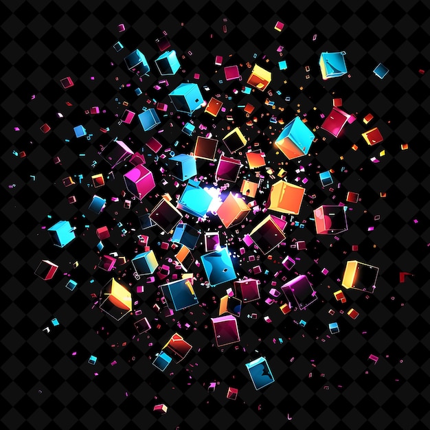 PSD radiant licorice allsorts arranged with shattered licorice p neon color food drink y2k collection