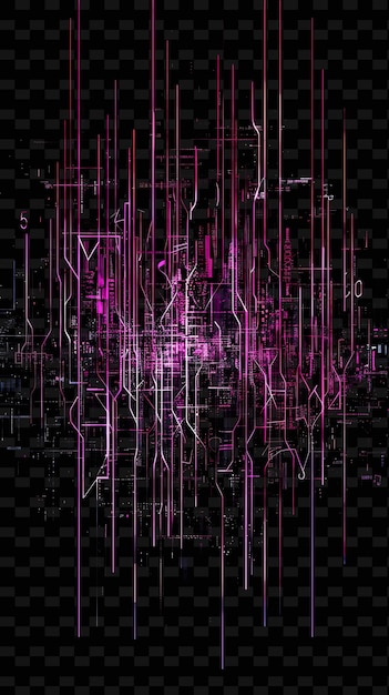 Radiant neon music notes glitched music note texture materia y2k texture shape background decor art