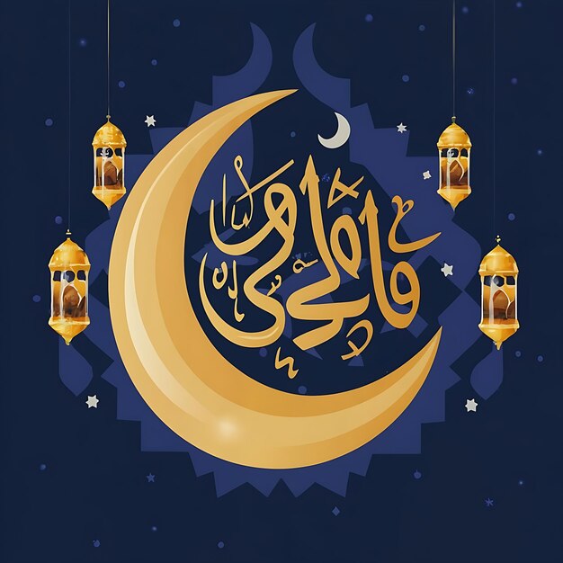 PSD radiant ramadan kareem islamic greeting card template for wallpapers posters and media banners