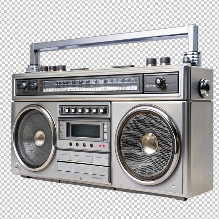 PSD radio retro png