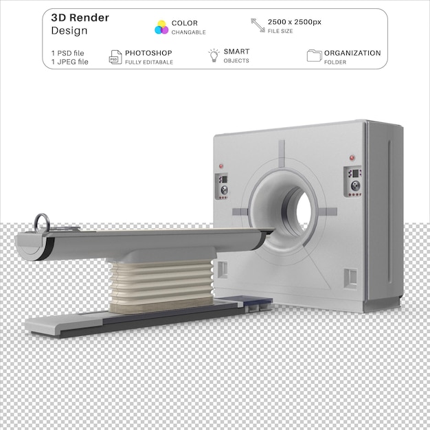 Radiotherapie Medische apparatuur 3D-modellering PSD-bestand