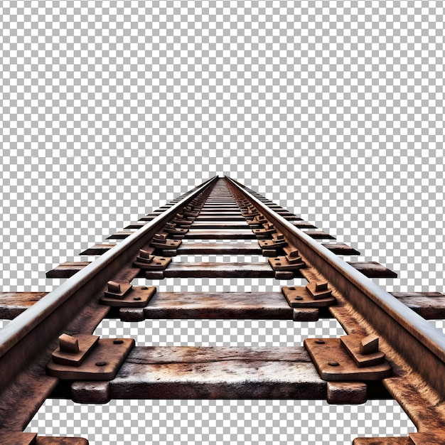 PSD railroad_track isolated on transparent background