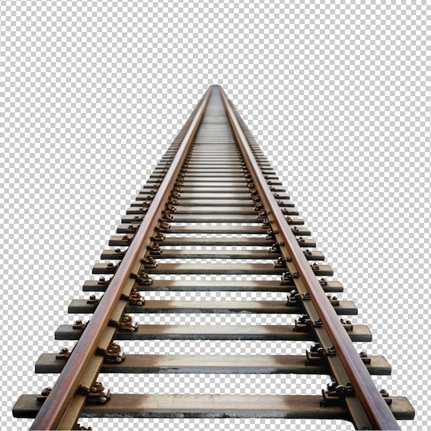 PSD 透明な背景の鉄道線路