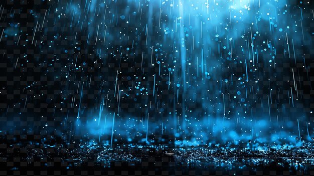 PSD rain drops on a dark background